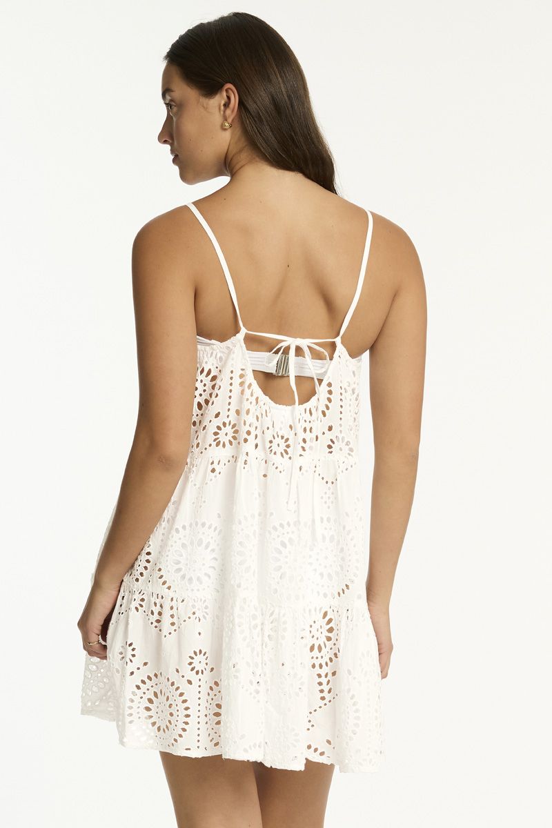 Sea Level Tie Back Short Sundress - Ibiza
