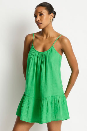 Sea Level Short Sundress - Sunset