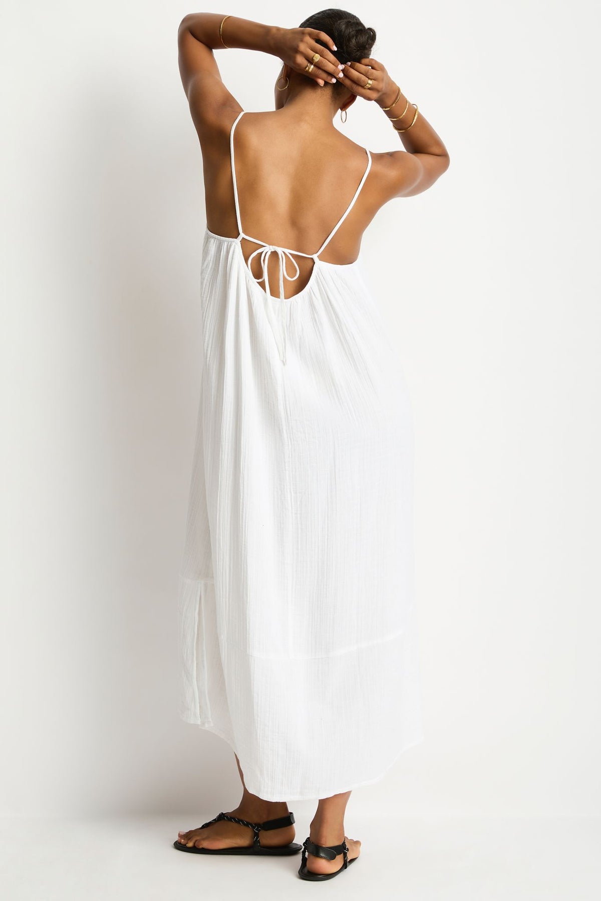 Sea Level Tie Back Sundress - Sunset