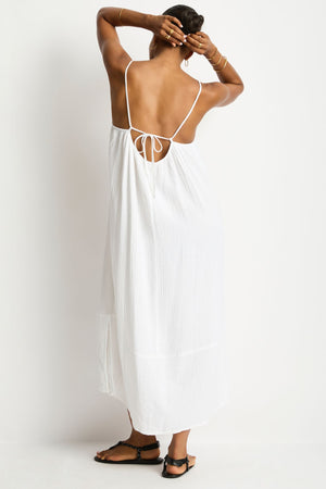 Sea Level Tie Back Sundress - Sunset