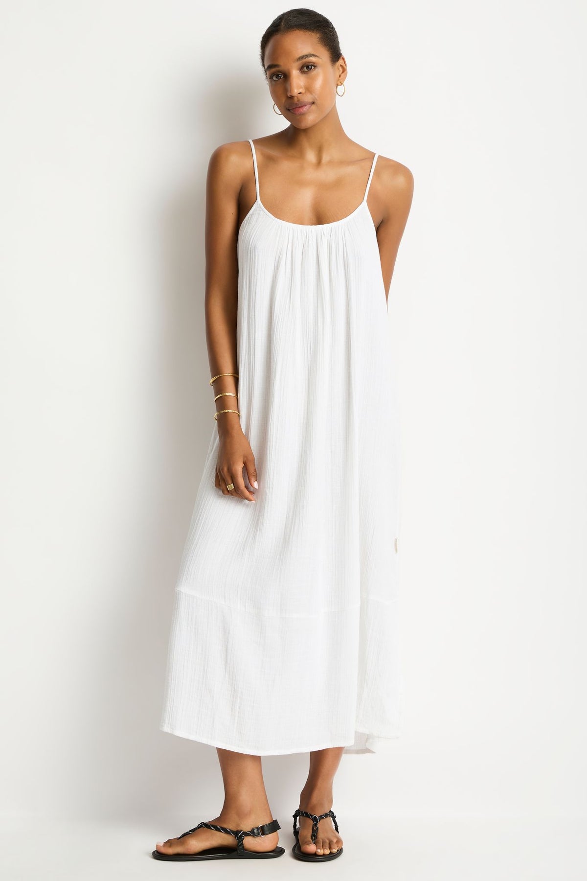 Sea Level Tie Back Sundress - Sunset