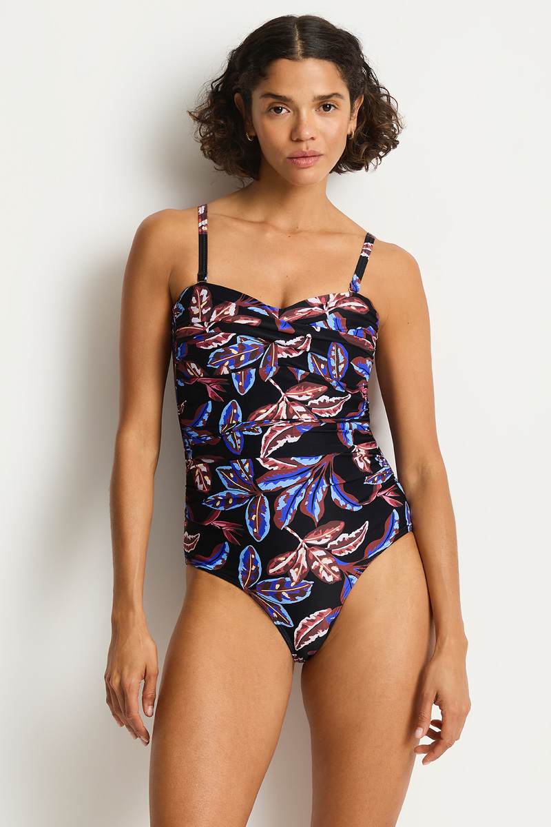 Sea Level Twist Bandeau One Piece - Oceanwood