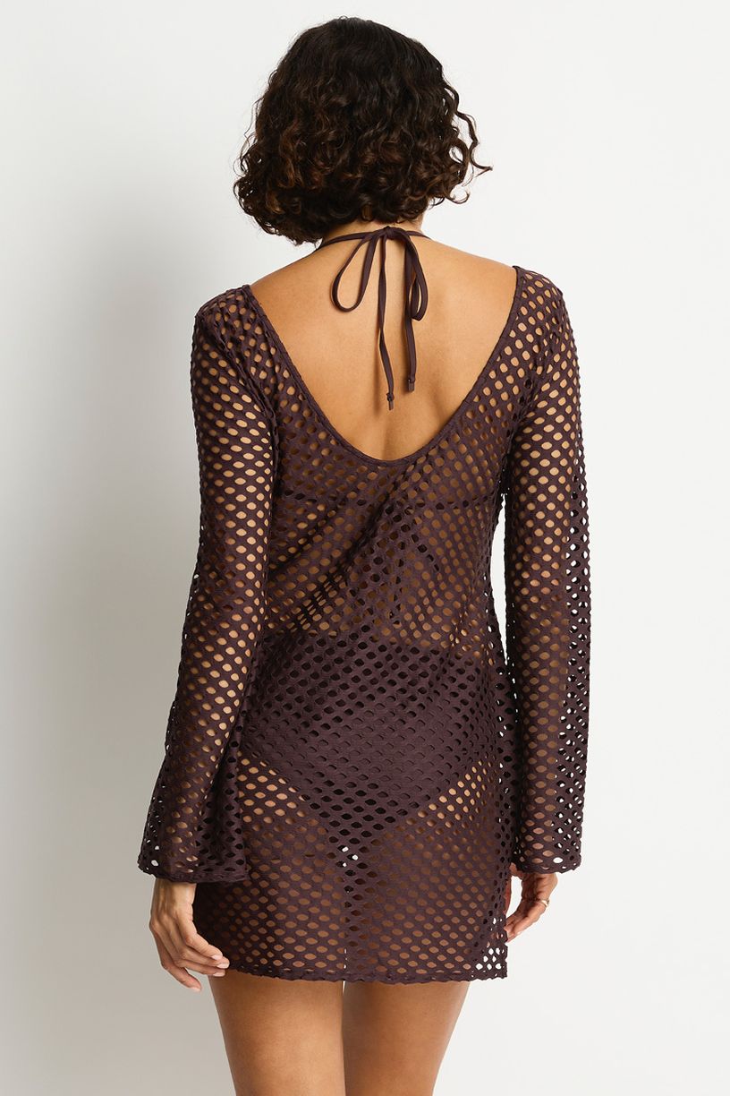 Sea Level Mesh Cover Up - Castaway