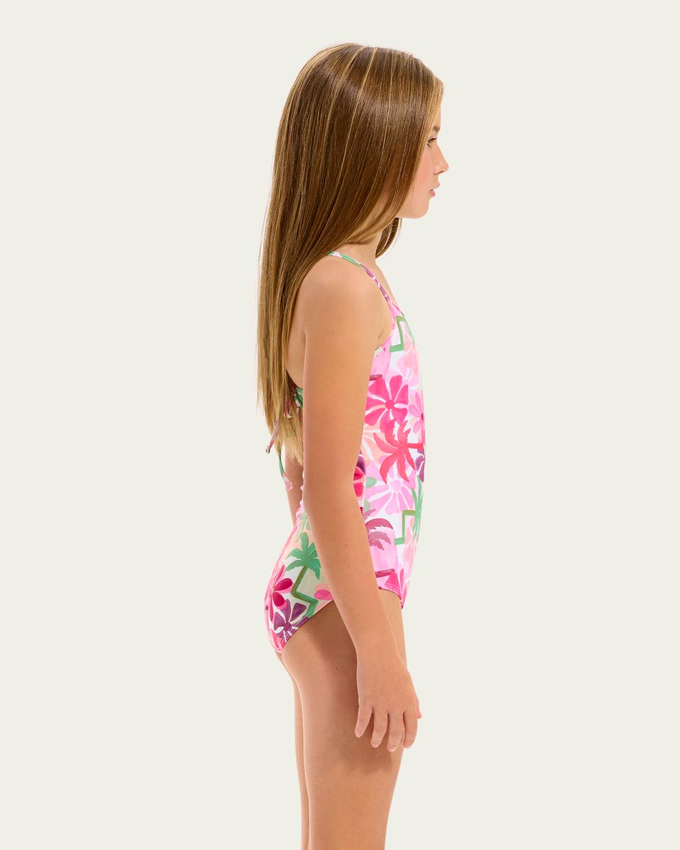 Seafolly Girls Tie One Piece - Paradise