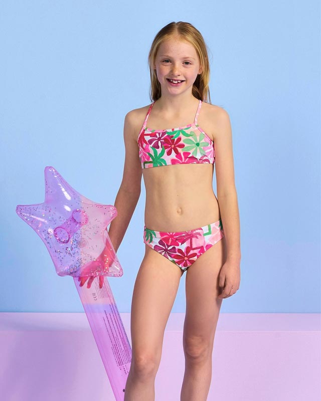 Seafolly Girls Tie Bikini - Paradise