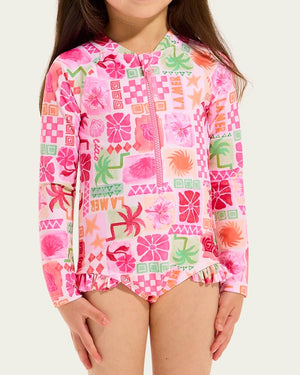 Seafolly Toddler Girls Paddlesuit - Summer Paradise
