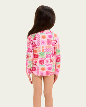 Seafolly Toddler Girls Paddlesuit - Summer Paradise