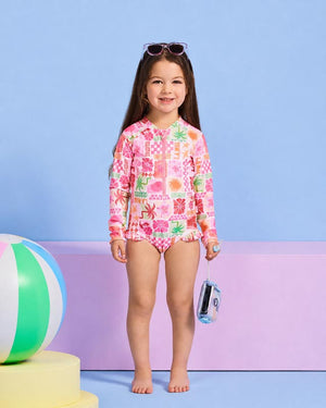 Seafolly Toddler Girls Paddlesuit - Summer Paradise