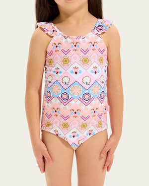 Seafolly Toddler Girls One Piece - Geo Blossom
