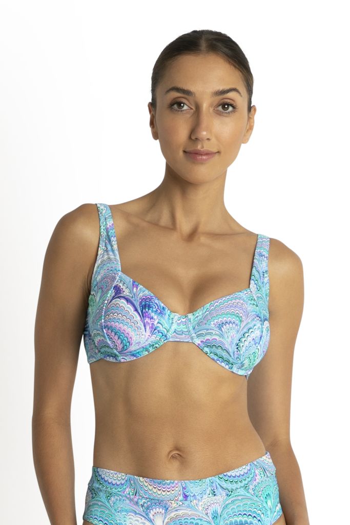 Sunseeker Panelled D/DD Bra - Mystic