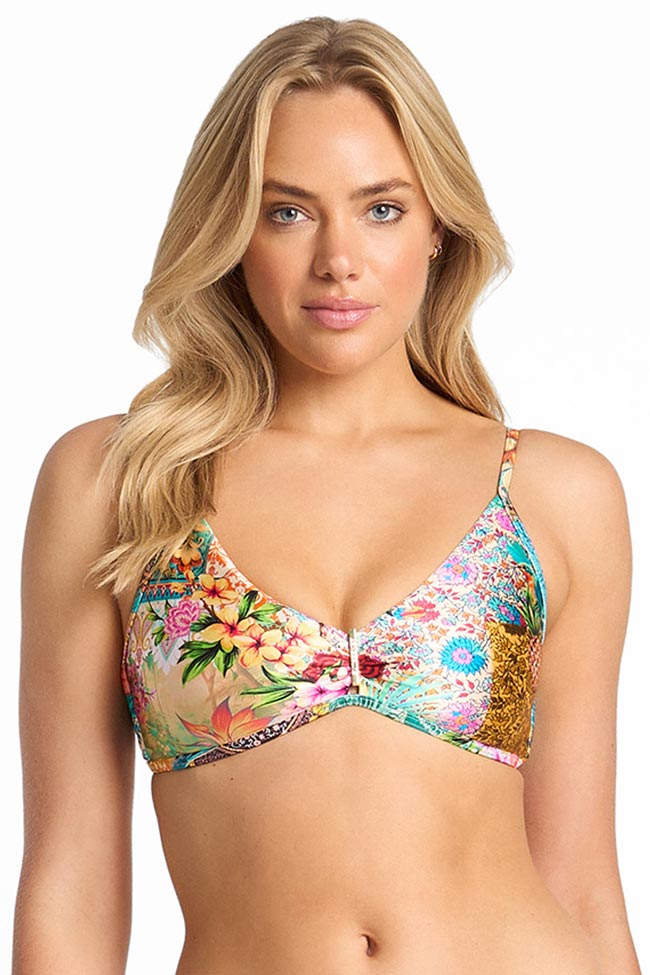 Sunseeker Multi Bar Bra - Papaya