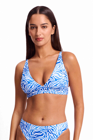 Sunseeker Wide Band Tri Bralette - Rodeo