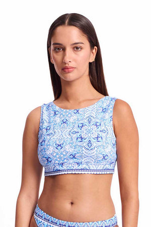 Sunseeker Mastectomy Crop - Cowboy