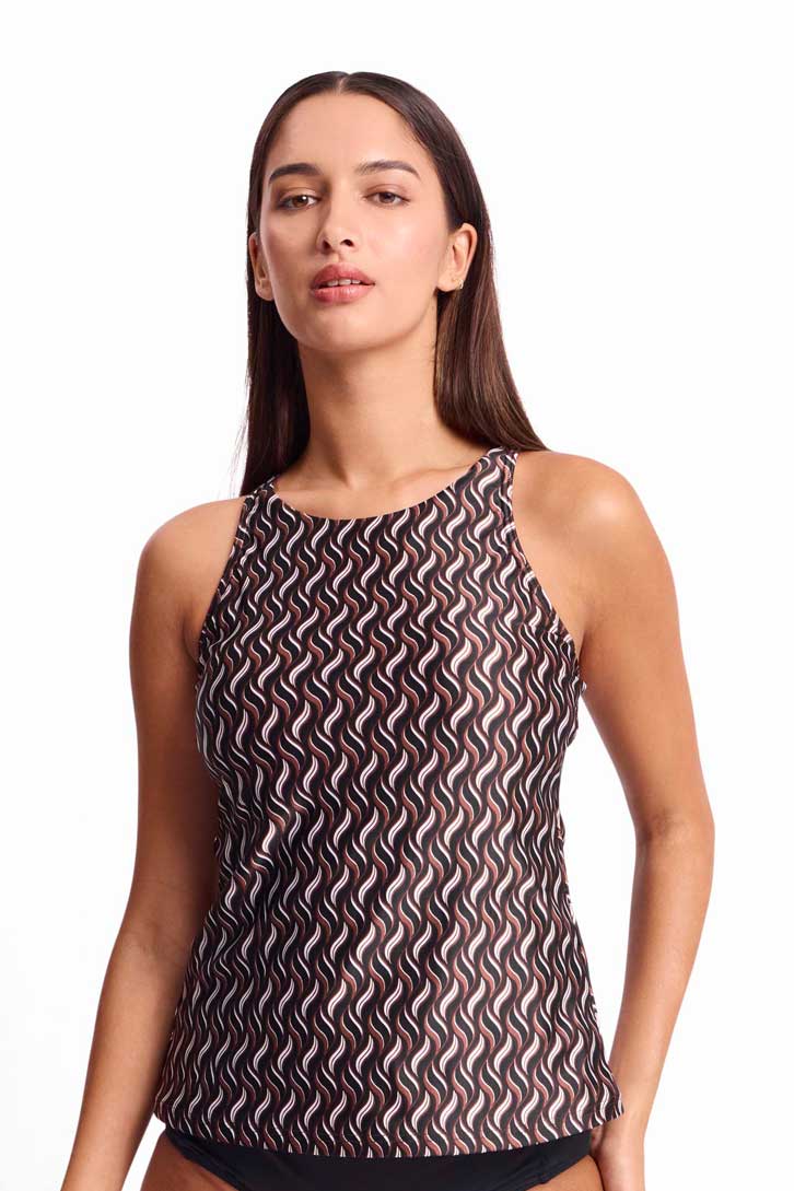 Sunseeker High Neck Mastectomy Singlet - Madrid