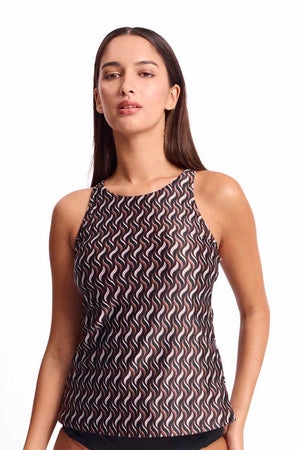 Sunseeker High Neck Mastectomy Singlet - Madrid