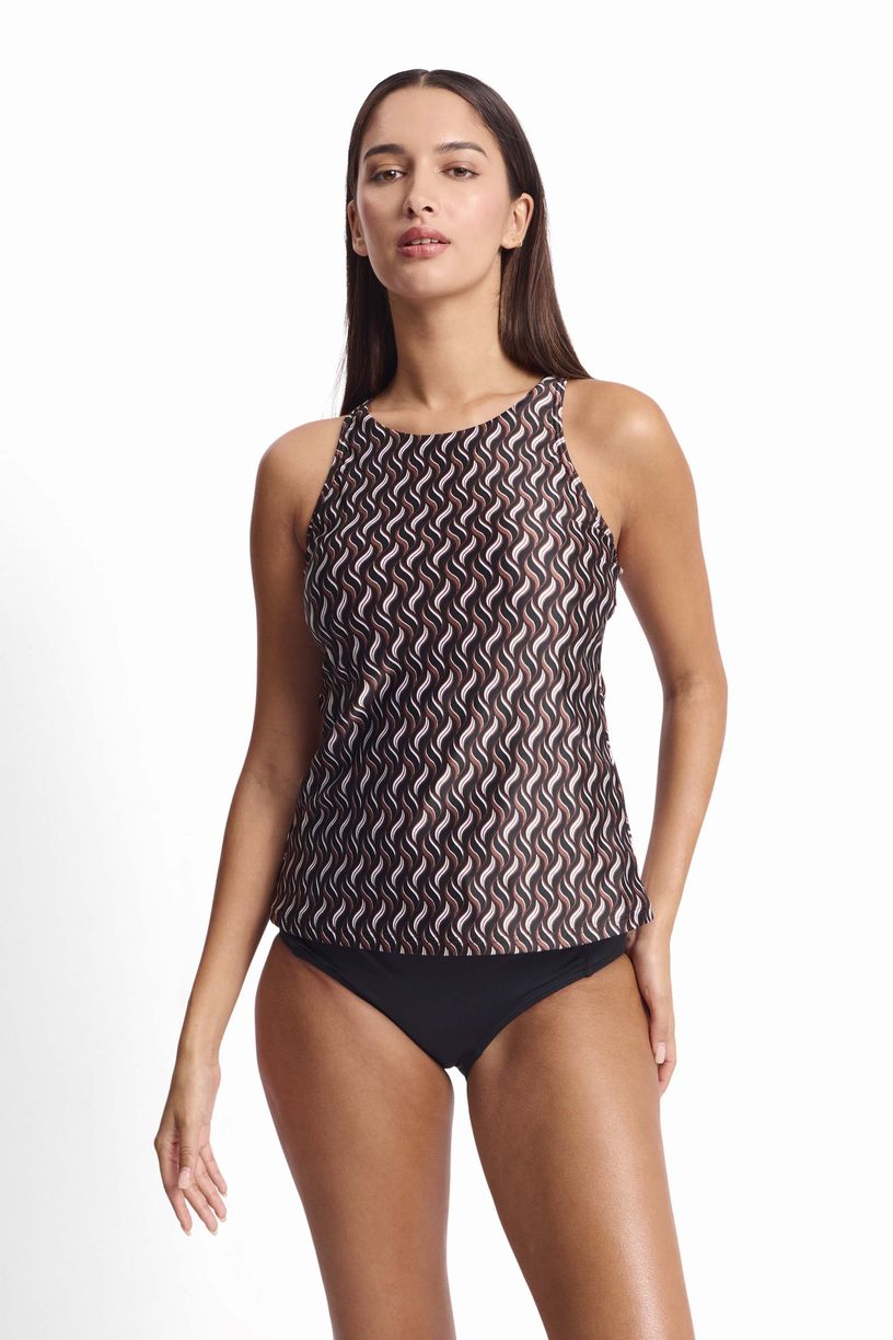 Sunseeker High Neck Mastectomy Singlet - Madrid
