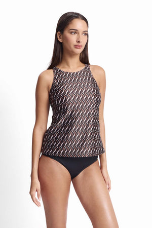 Sunseeker High Neck Mastectomy Singlet - Madrid