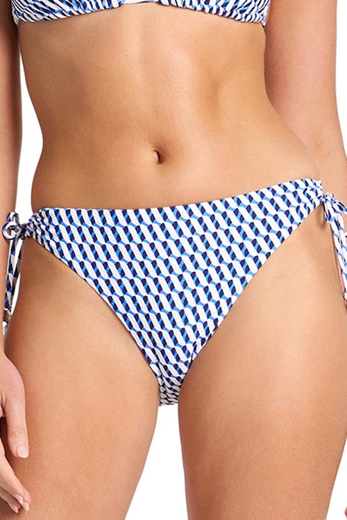 Sunseeker High Leg Tie Pant - Marina