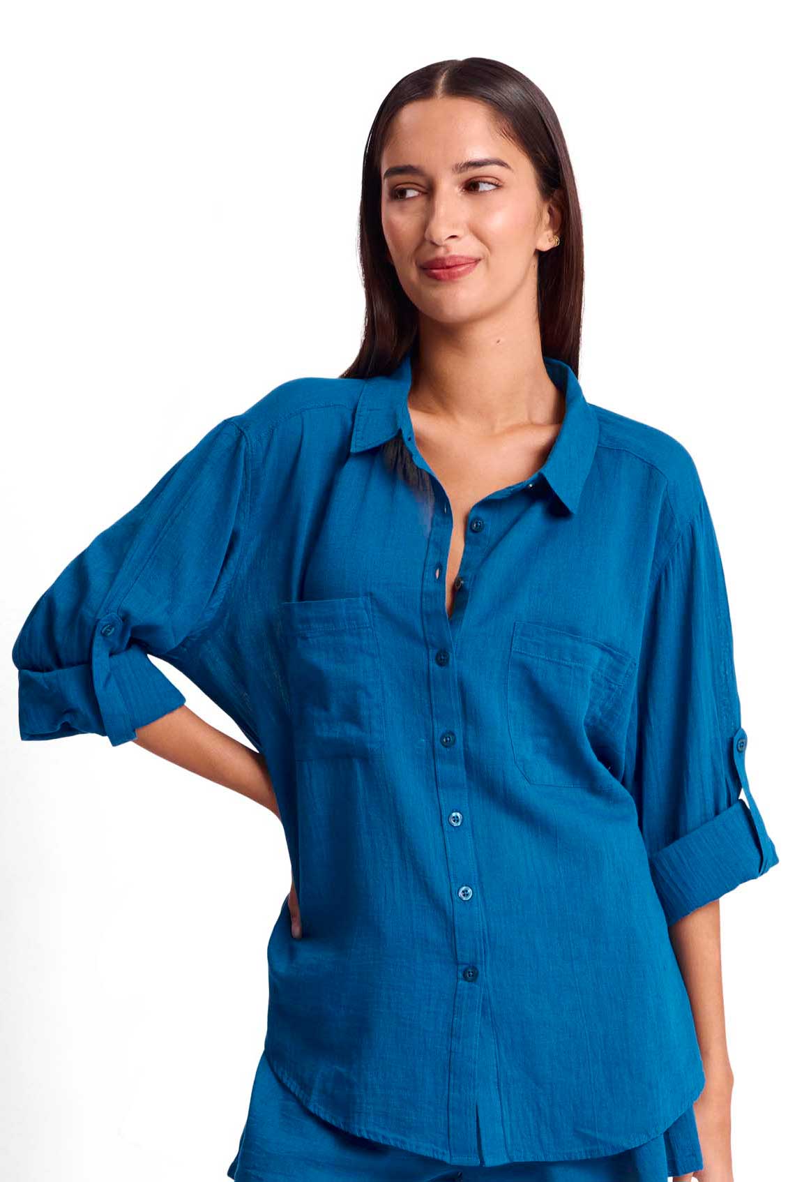 Sunseeker Oversized Slouch Shirt - Resort