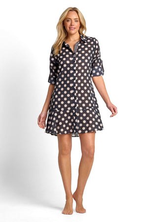 Sunseeker Frill Button Dress - Seoul