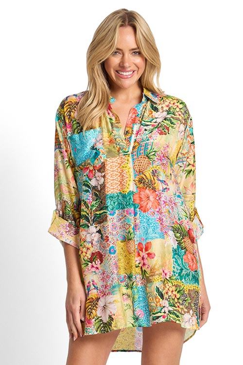 Sunseeker Painters Shirt - Papaya