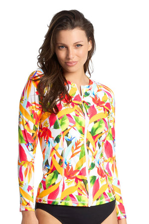 Sunseeker Long Sleeve Mastectomy Rashie - Koh Samui