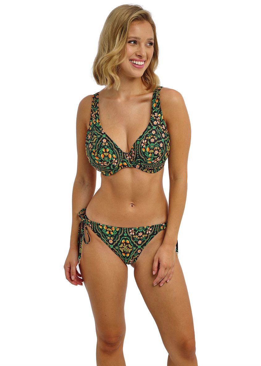 Freya Tie Side Bikini Brief - Sunset in Seville