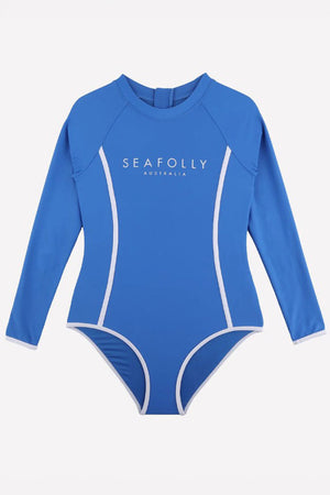Seafolly Girls Long Sleeve Paddle Suit - Essentials