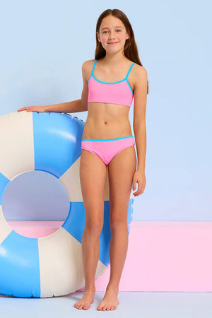 Seafolly Girls Bikini - Textured Contrast