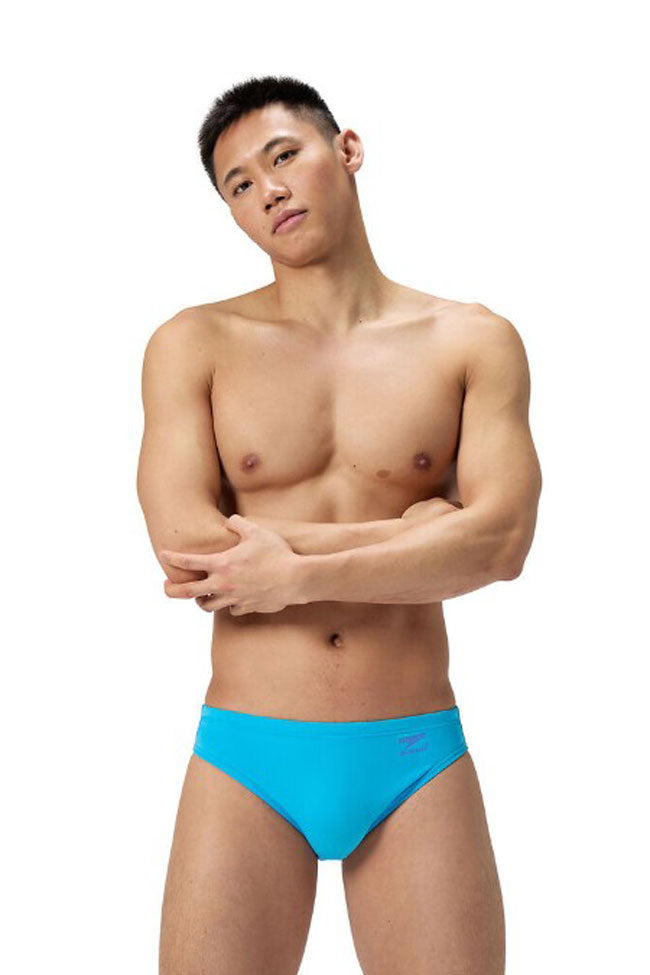 Speedo Mens Endurance+ Piction Blue Solid Brief