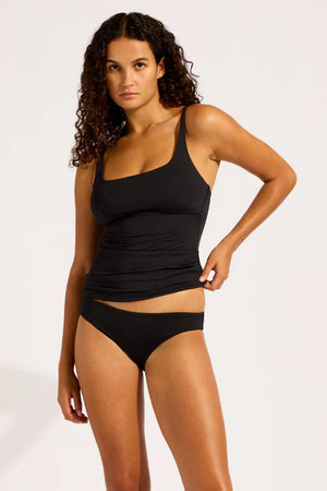 Seafolly Square Neck Tankini Top - S. Collective