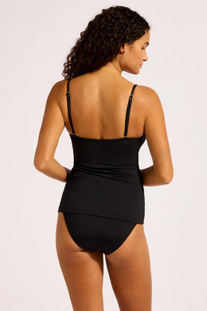 Seafolly Square Neck Tankini Top - S. Collective