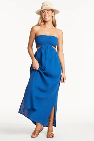 Sea Level Bandeau Dress - Sunset