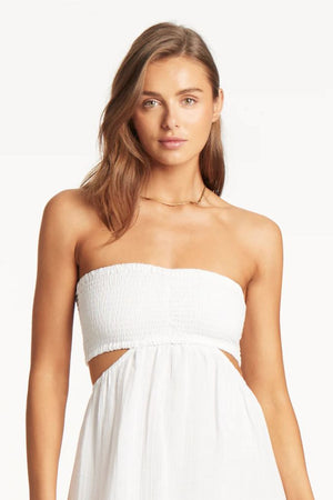 Sea Level Bandeau Dress - Sunset
