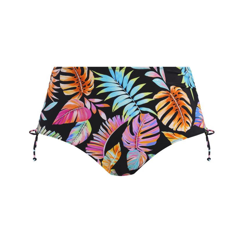 Elomi Adjustable Bikini Brief - Tropical Falls Black