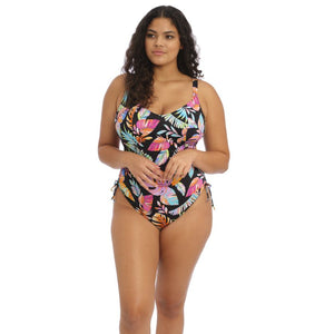 Elomi Non Wired Swimsuit - Tropical Falls Black