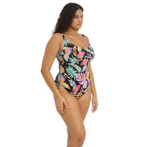 Elomi Non Wired Swimsuit - Tropical Falls Black