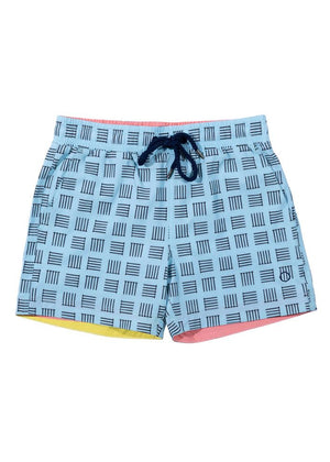 The Rocks Push Balmoral Boys Shorts - Icebergs