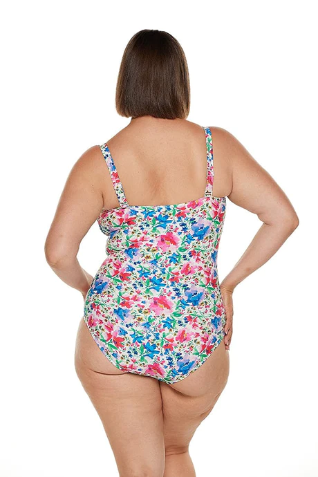 Capriosca Shirred One Piece - Summer Fields