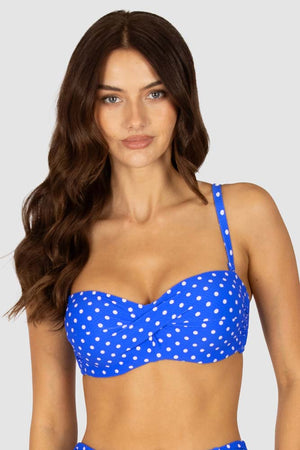 Baku D/DD Twist Bandeau Bra - Parisian Summer