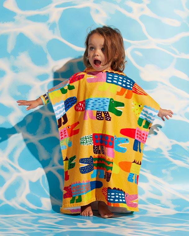 Halcyon Nights Kids Hooded Towel - Chomp