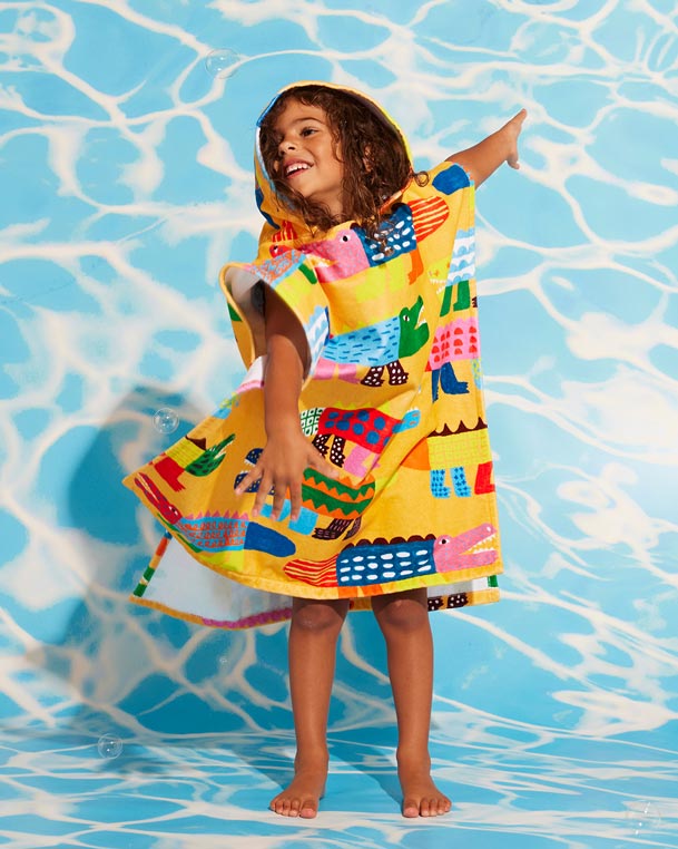 Halcyon Nights Kids Hooded Towel - Chomp