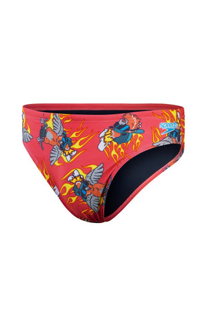 Speedo Mens Escape Briefs - Flaming Galah