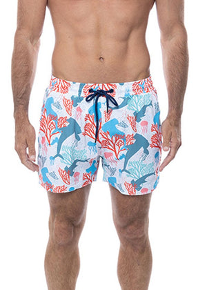 The Rocks Push Balmoral Mens Shorts - Hammerhead Shark