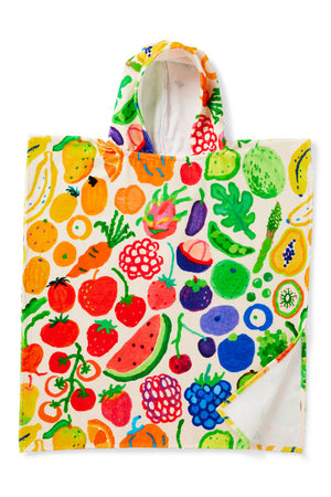 Halcyon Nights Kids Hooded Towel - Eat The Rainbow