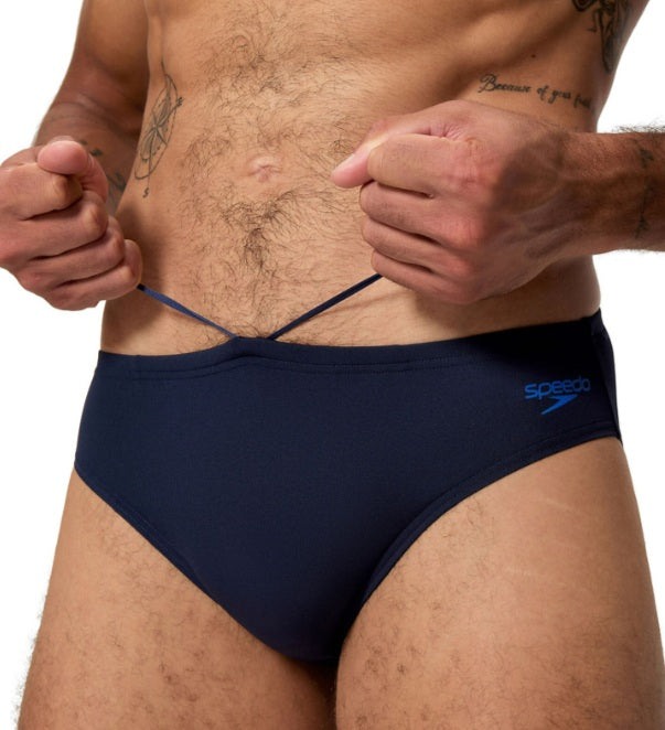 Speedo Mens Hyperboom Logo Brief - Sapphire