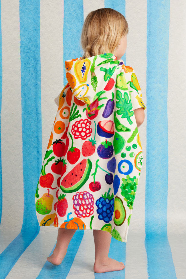 Halcyon Nights Kids Hooded Towel - Eat The Rainbow