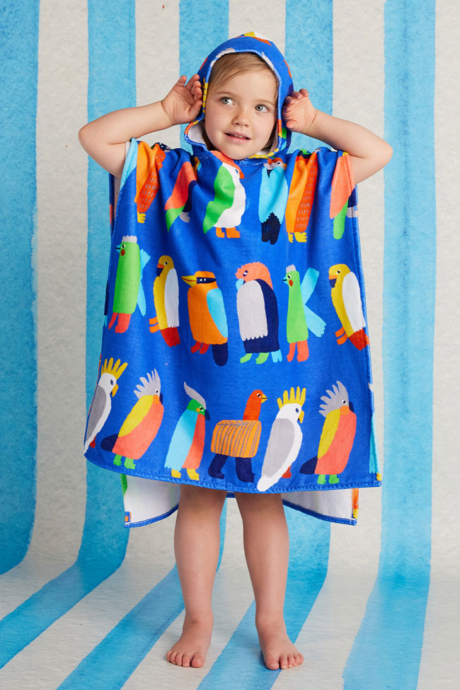 Halcyon Nights Kids Hooded Towel - Cobalt