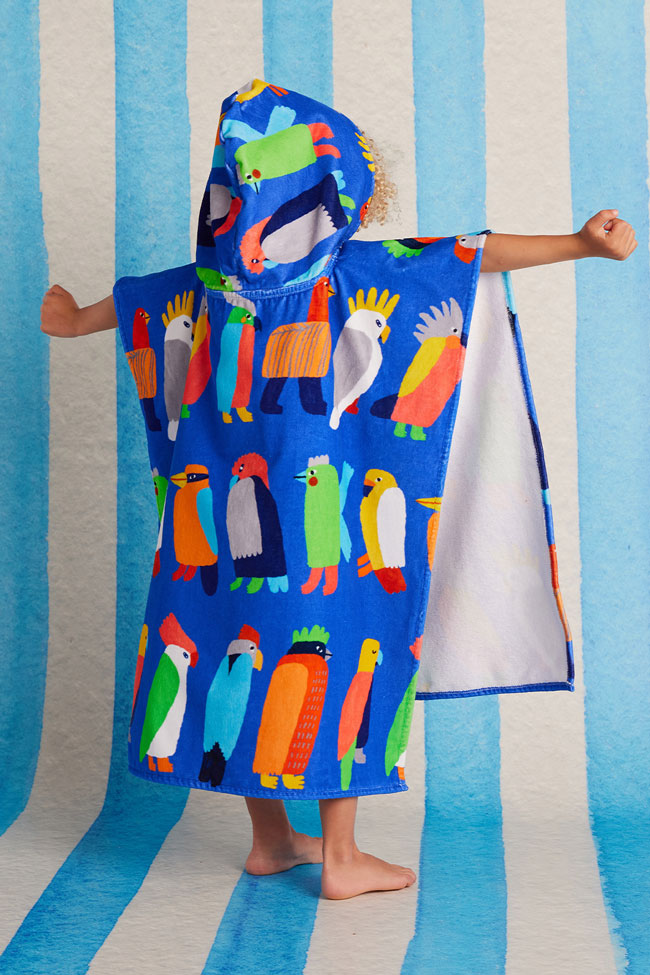 Halcyon Nights Kids Hooded Towel - Cobalt