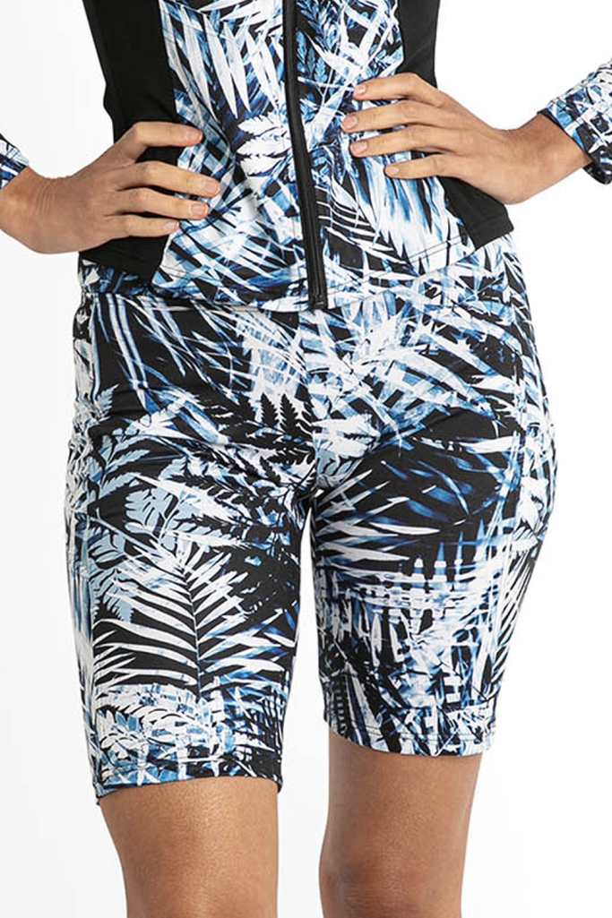 Poolproof Panelled Longline Pant - Palms